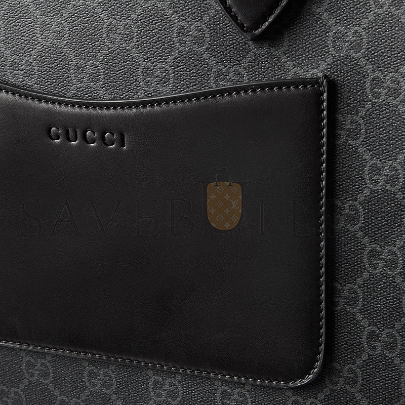 GUCCI GG EMBLEM MEDIUM BRIEFCASE 821149 (40*30*6cm) GUCCI GG EMBLEM MEDIUM BRIEFCASE 821149 (40*30*6cm)